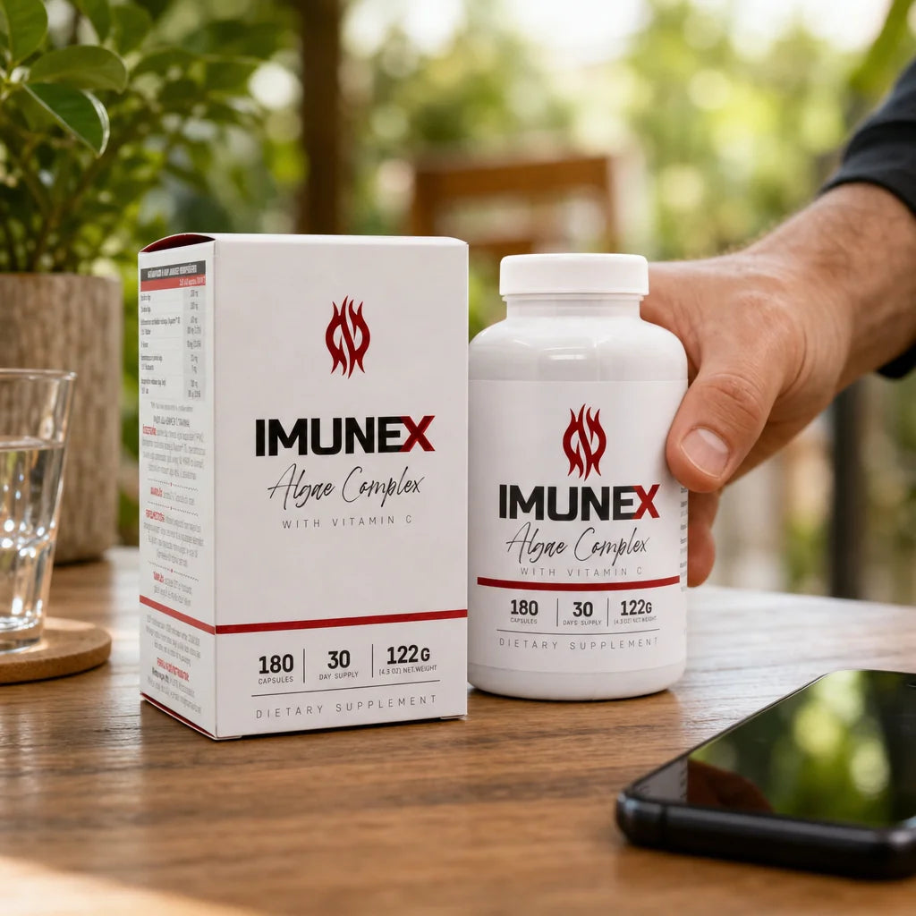 IMUNEX riasový komplex • s 5 druhmi rias • 180 kapsúl