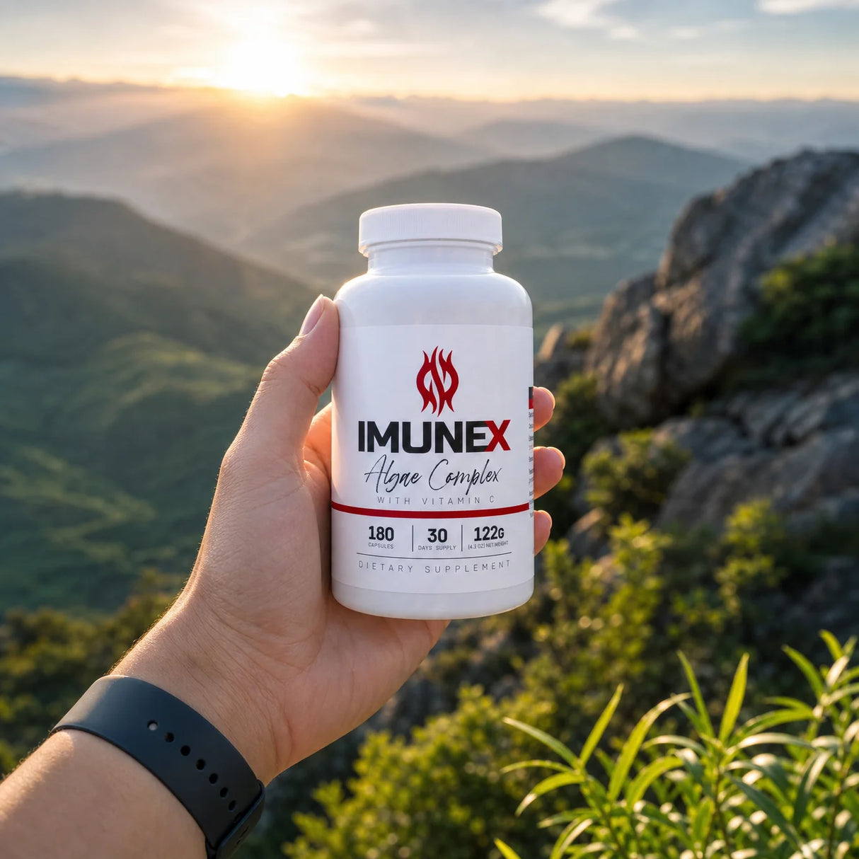 IMUNEX riasový komplex • s 5 druhmi rias • 180 kapsúl