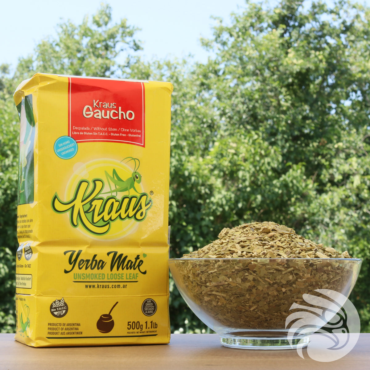 Kraus yerba maté • Gaucho, bez stoniek (Sin palo) • 500 g