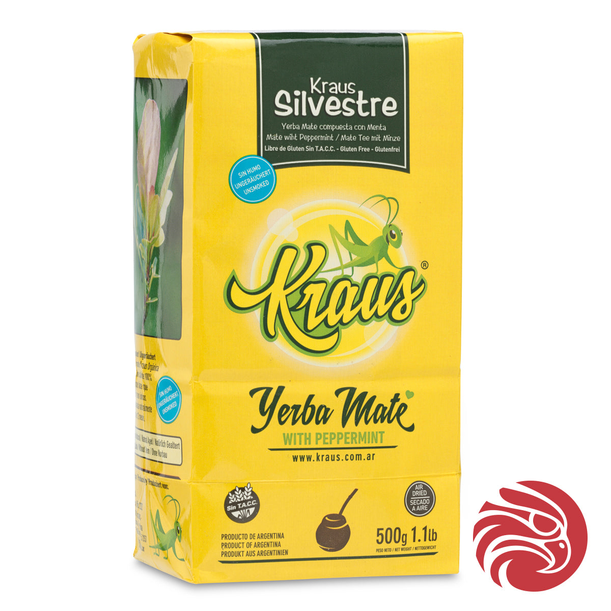 Kraus čaj yerba maté • Silvestre, MÄTA • 500 g