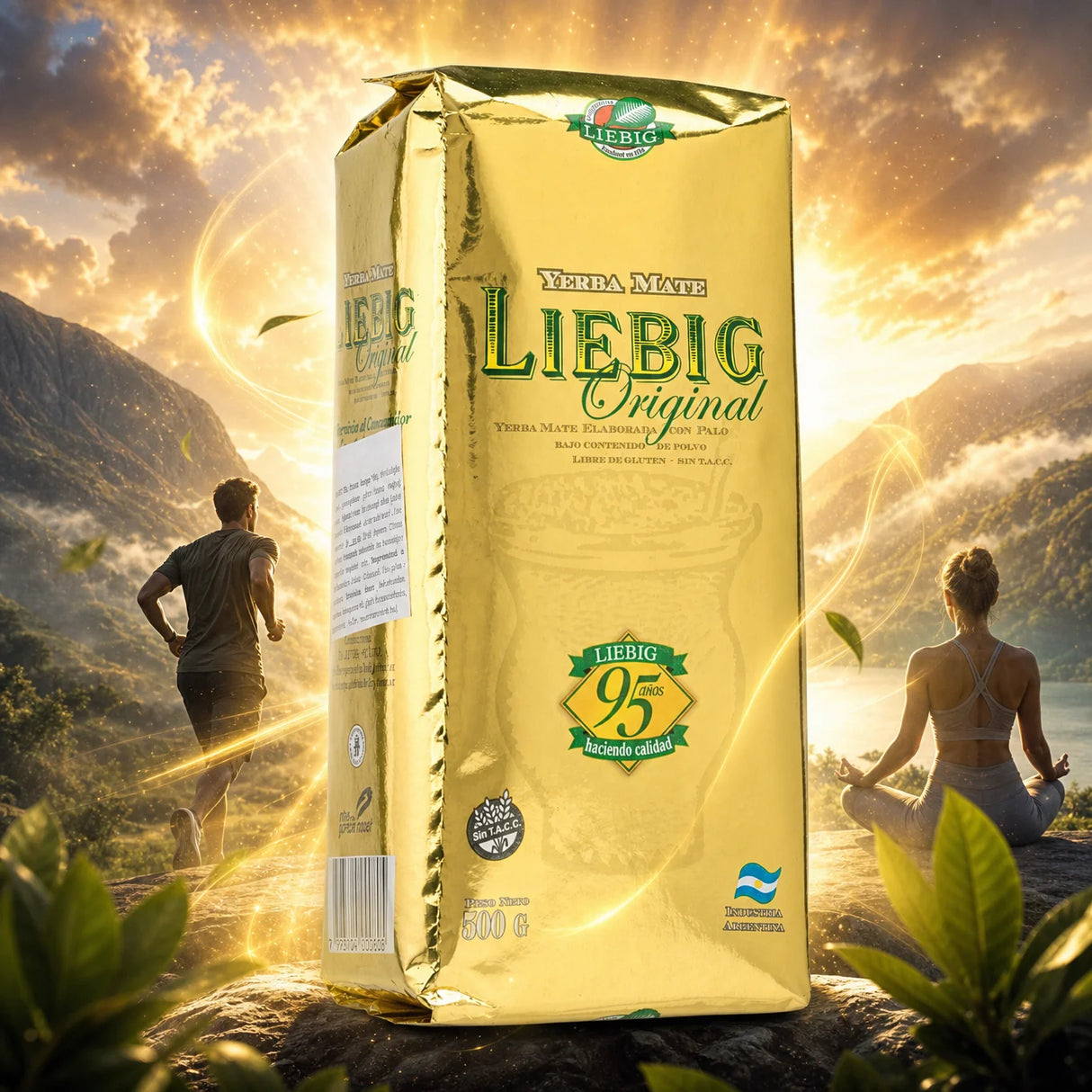 Liebig Original čaj yerba maté • s obsahom stoniek • 500 g