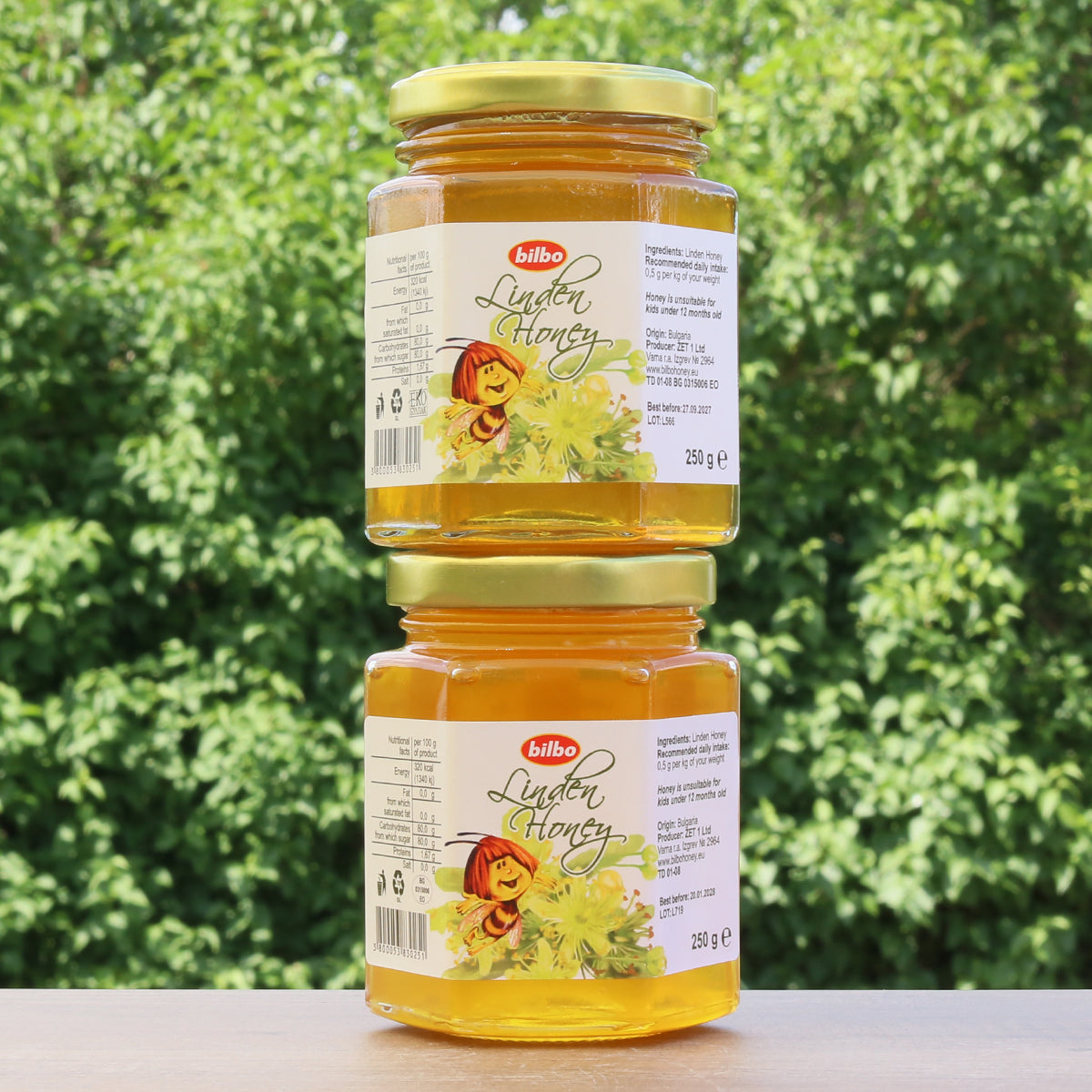 Bilbo surový lipový med • 250 g