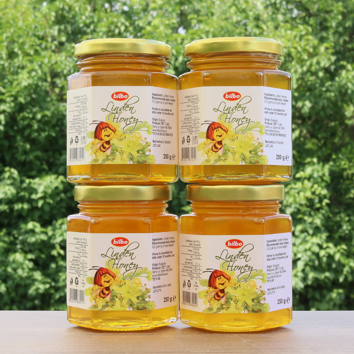 Bilbo surový lipový med • 250 g