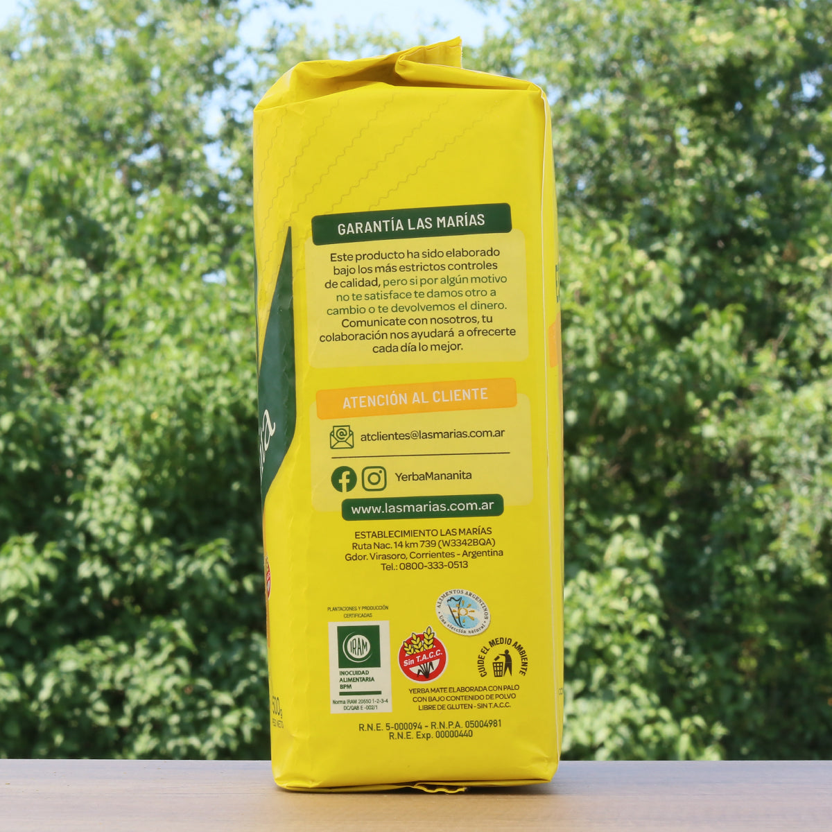Čaj yerba maté Mañanita • Vyrobený so stonkami • 500 g