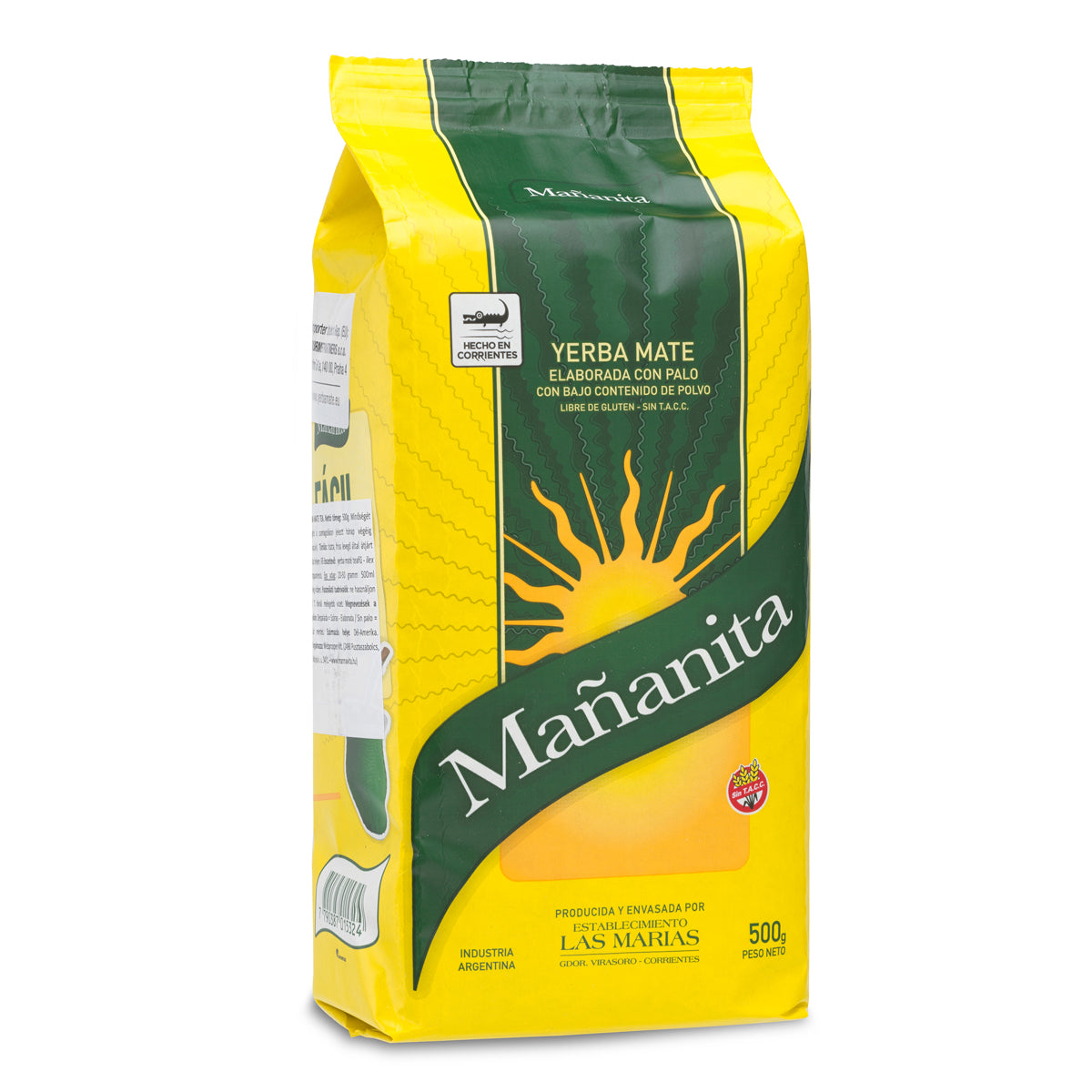 Čaj yerba maté Mañanita • Vyrobený so stonkami • 500 g