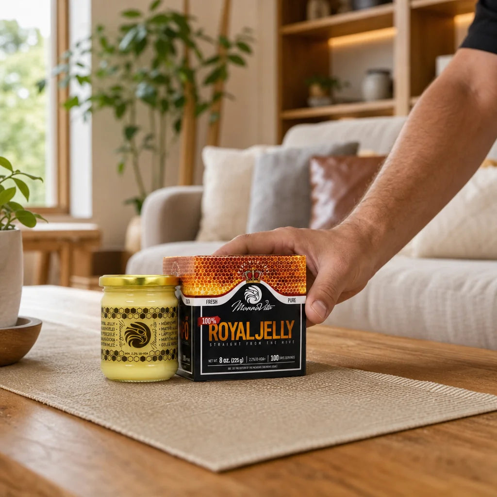 Mannavita Premium Materská Kašička • 2,5% 10-HDA, 100g