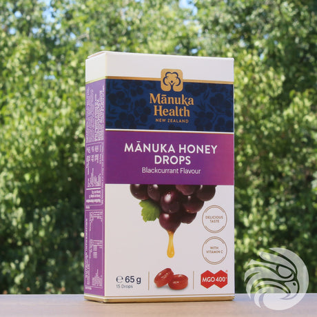Manukové medové pastilky s čiernym ríbezľom • 15 ks