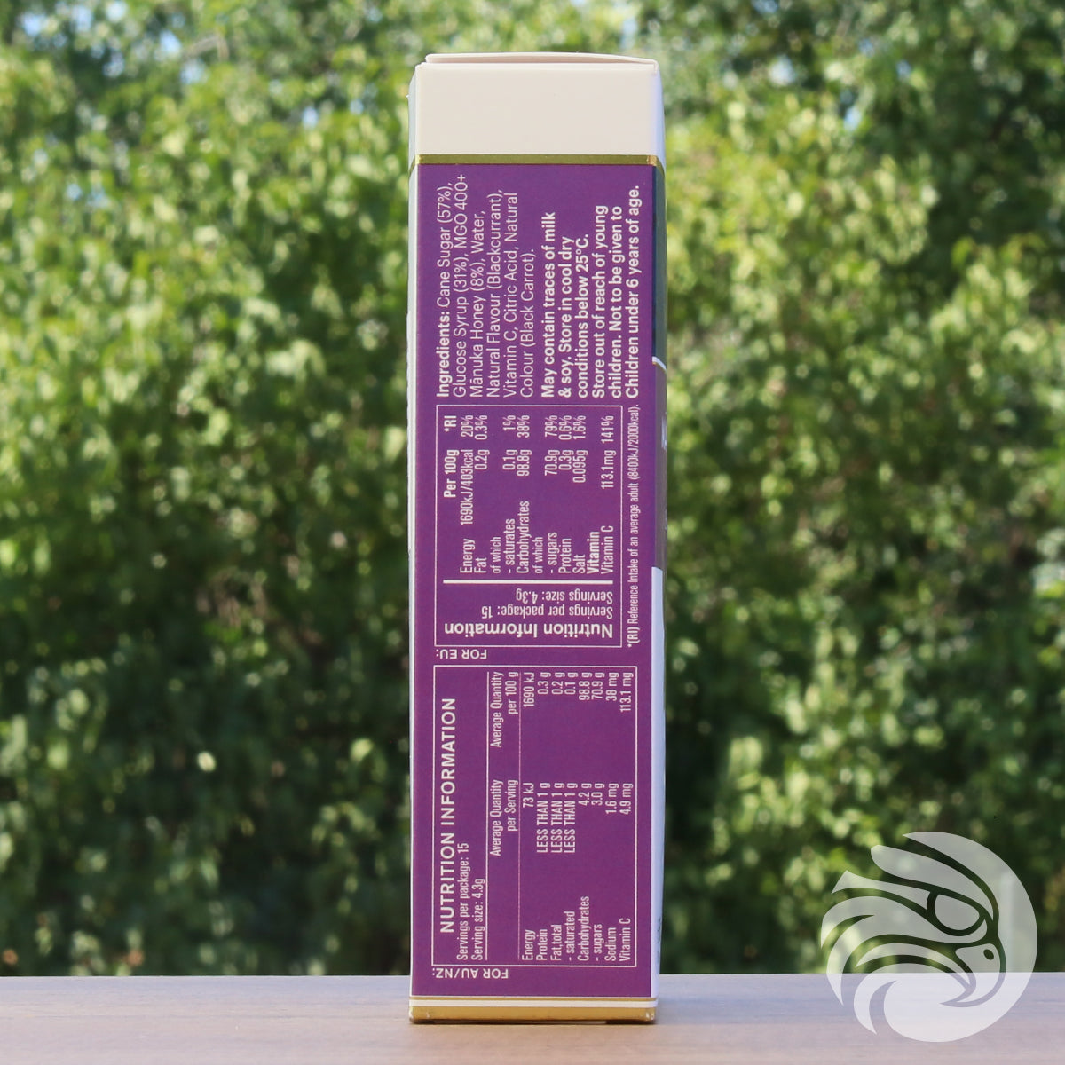 Manukové medové pastilky s čiernym ríbezľom • 15 ks