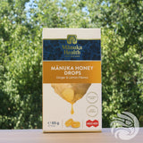 Manuka medové pastilky s prírodným zázvorom a citrónom • 15 ks.