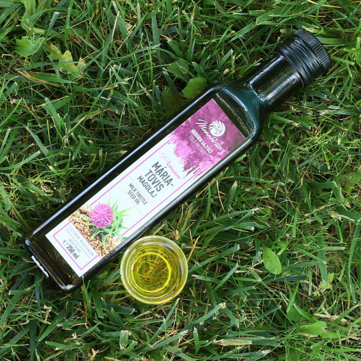 Mannavita maďarský za studena lisovaný olej zo semien pestreca mariánskeho • 250 ml