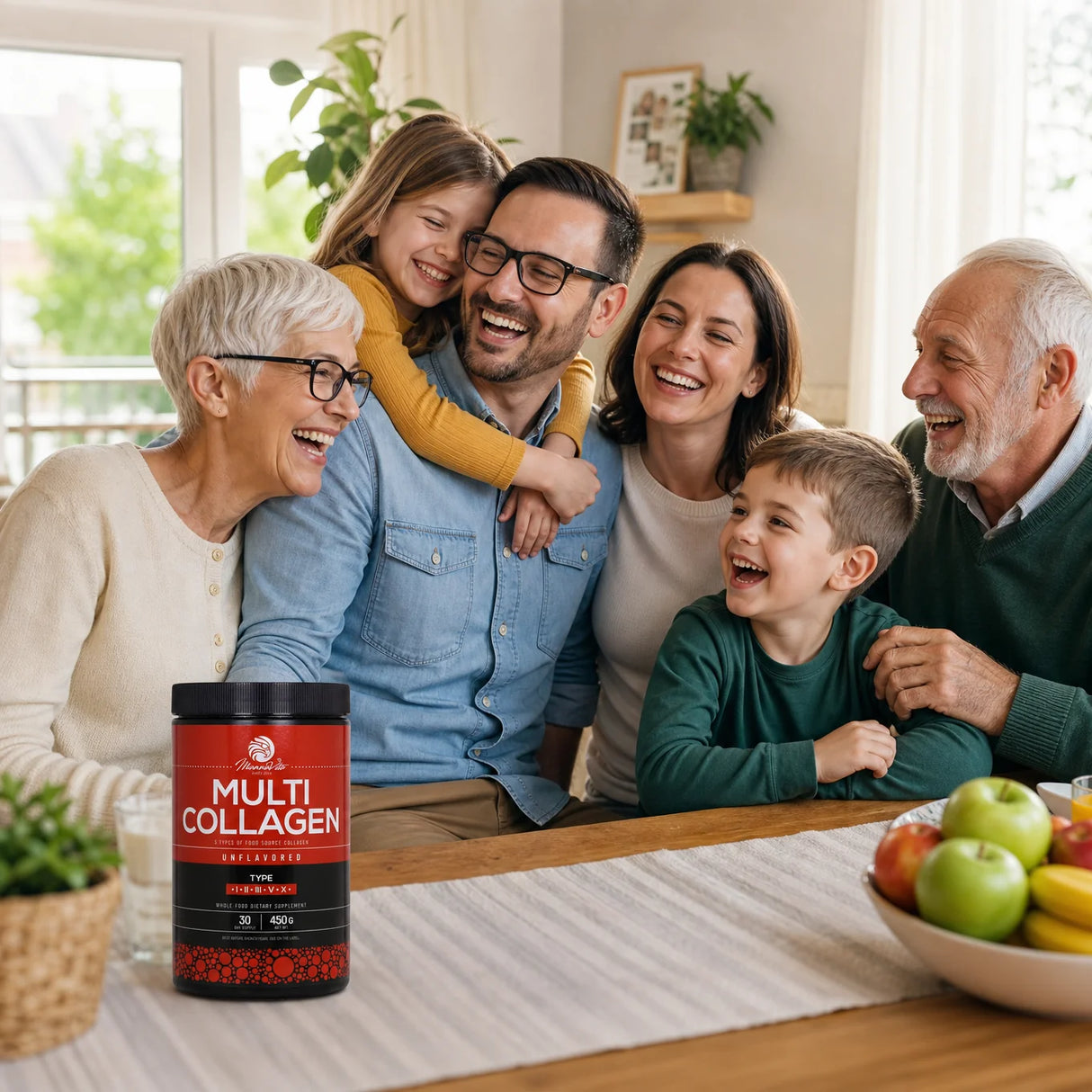 Mannavita Multi Collagen prášok • Bez príchute • 450g