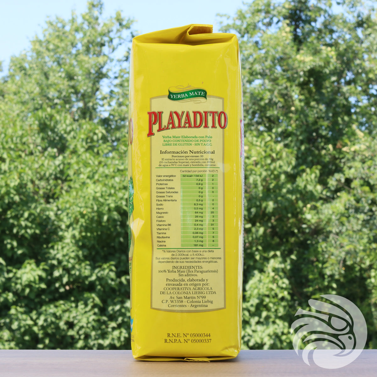 Playadito čaj yerba maté • s obsahom stoniek • 500 g