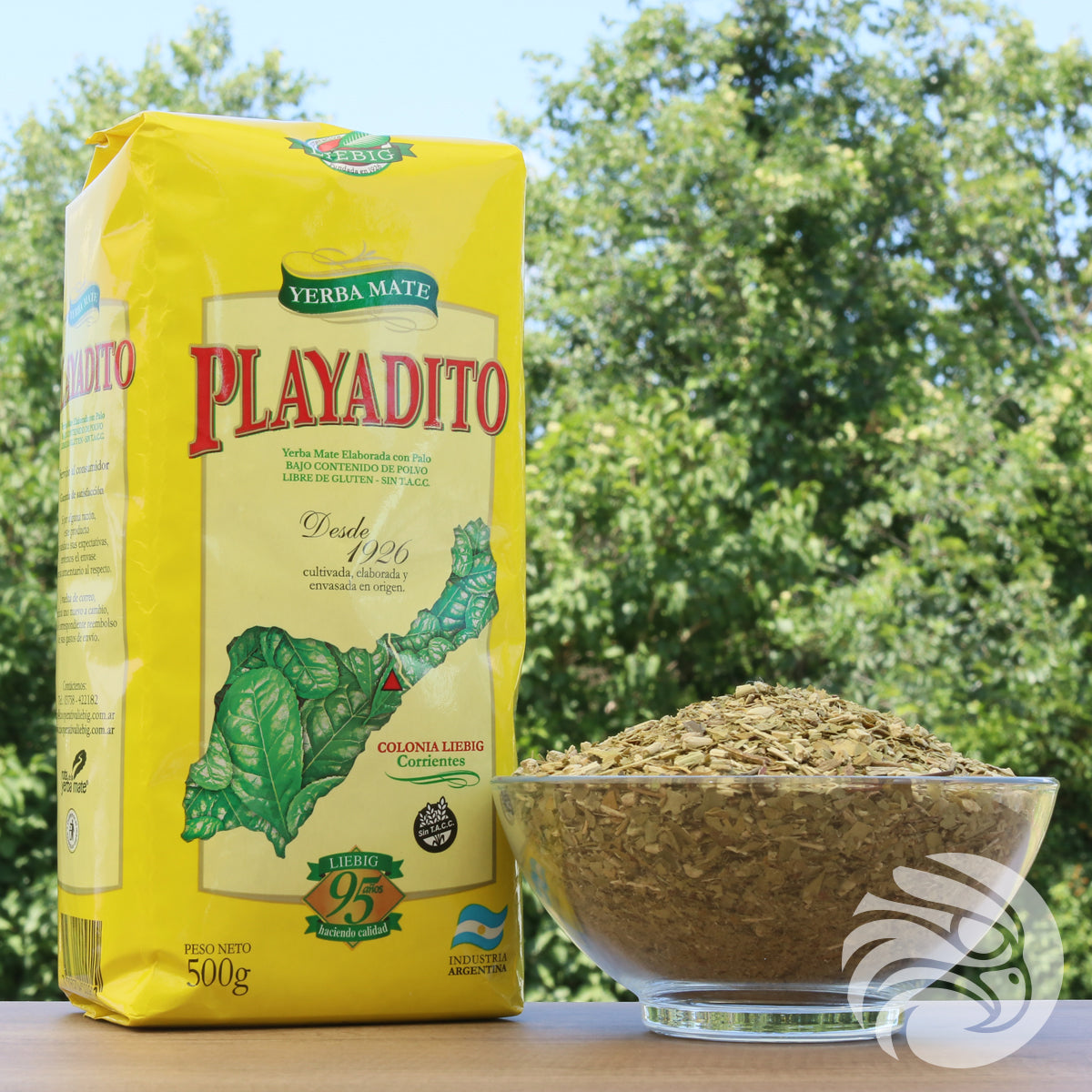 Playadito čaj yerba maté • s obsahom stoniek • 500 g