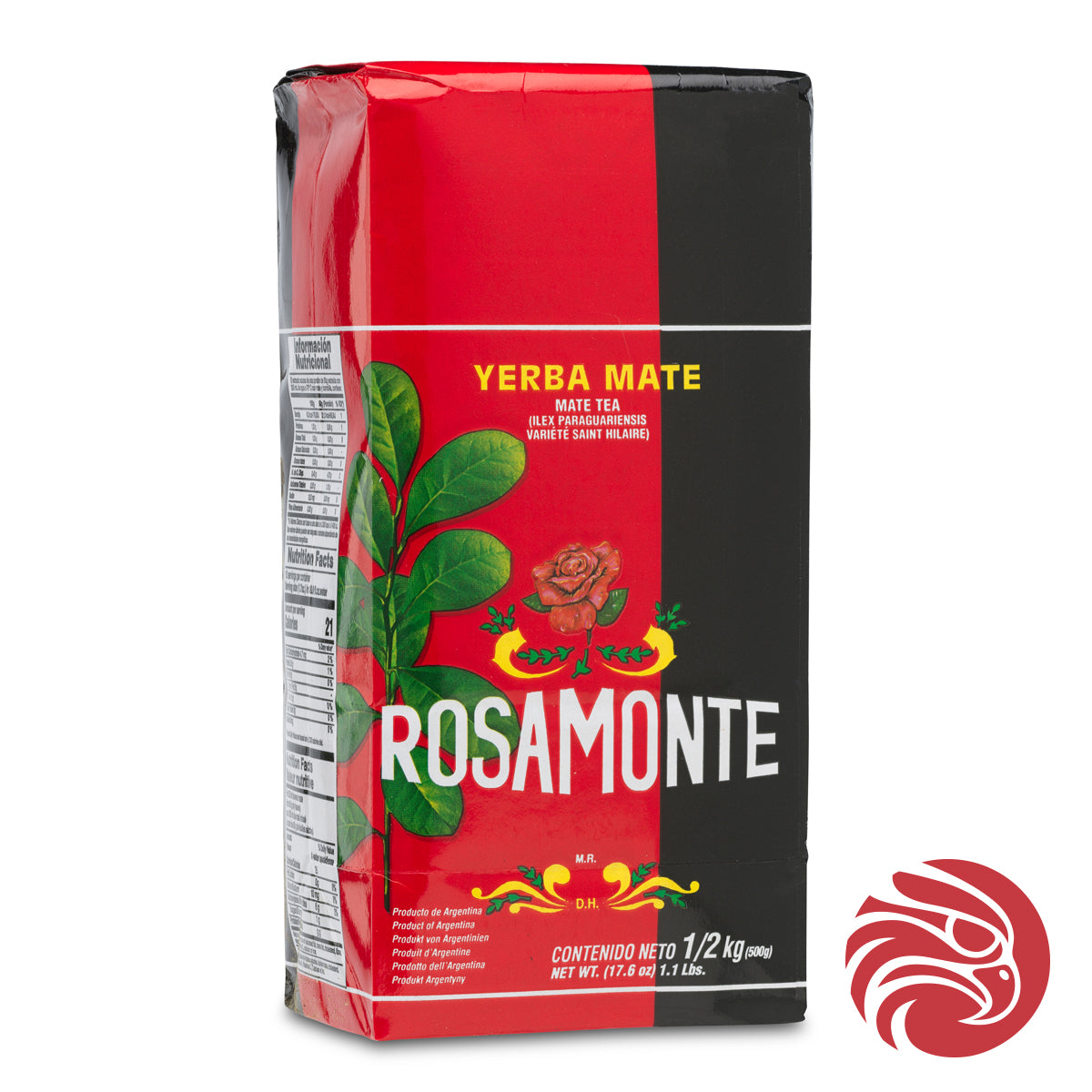 Čaj yerba maté Rosamonte • Vyrobené so stonkami • 500 g