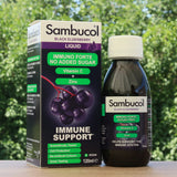 Sambucol sirup z čiernej bazy, bez cukru • 120 ml