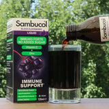 Sambucol sirup z čiernej bazy, bez cukru • 120 ml