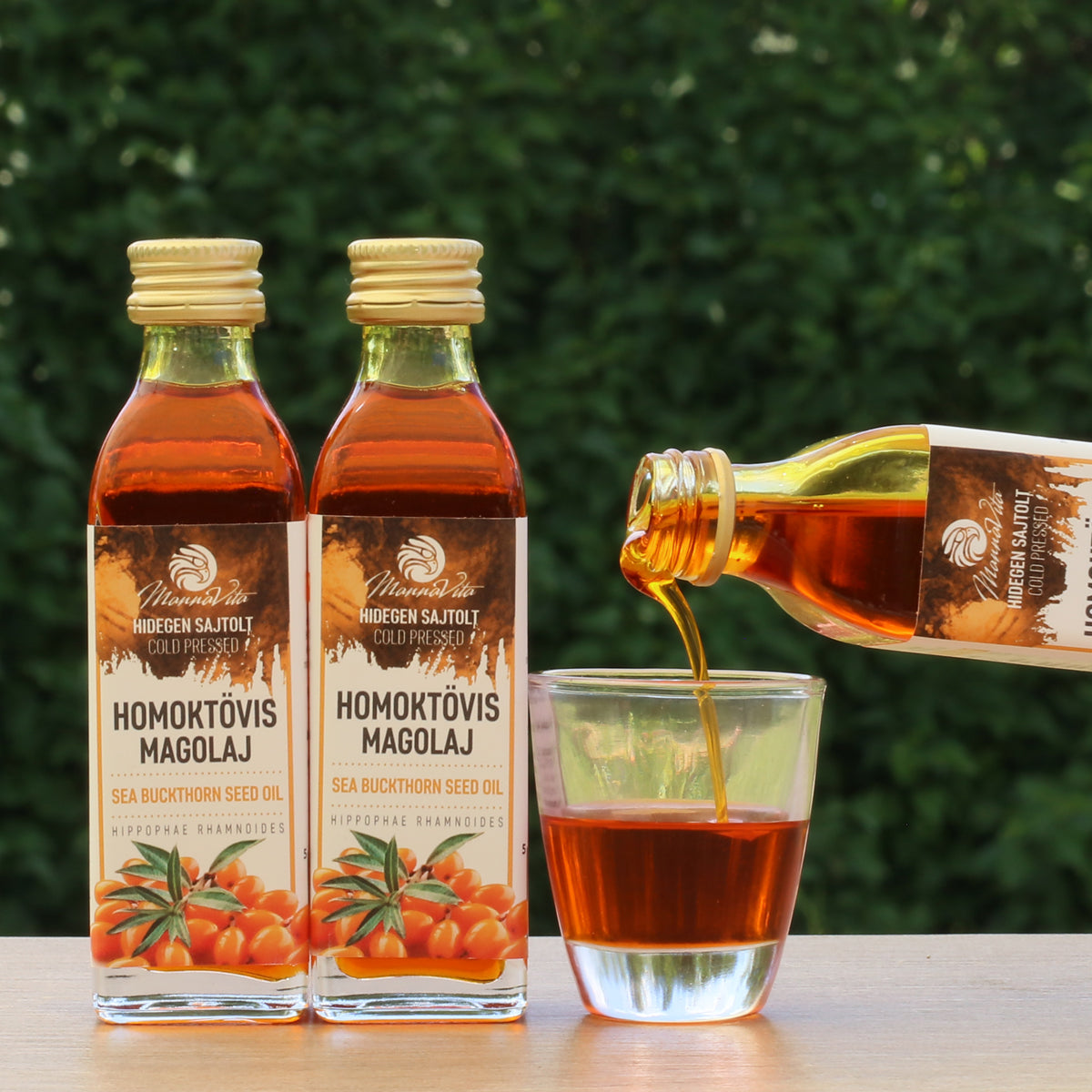 Mannavita maďarský za studena lisovaný olej zo semien rakytníka • 40 ml