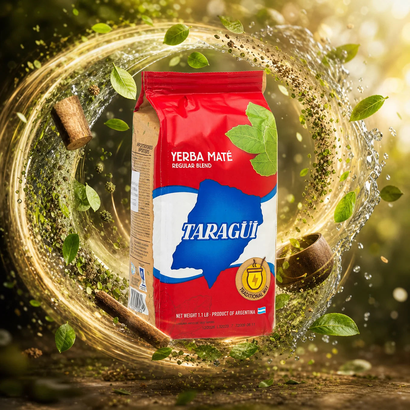 Taragüi čaj yerba maté • s obsahom stoniek • 500 g