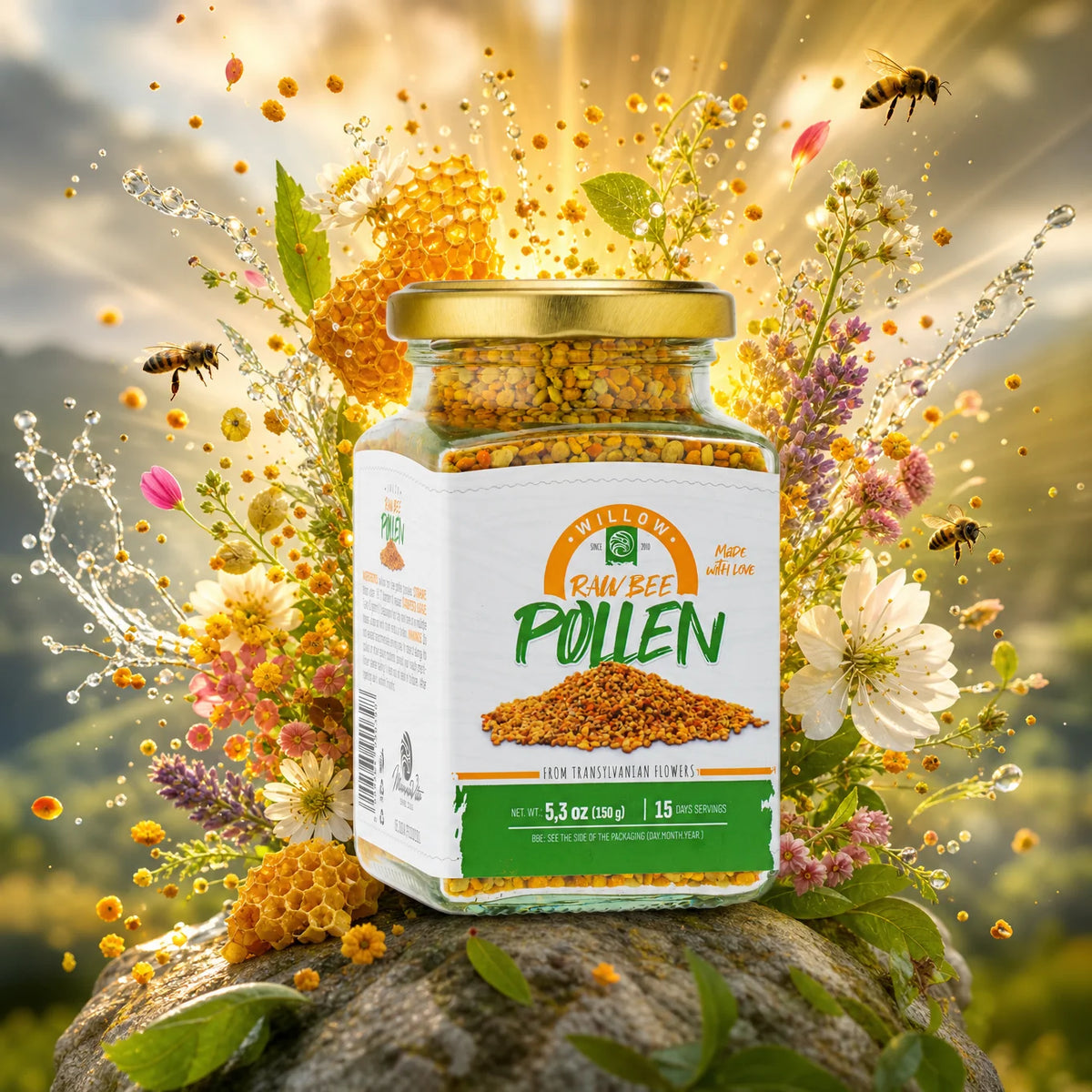 Mannavita surový Vŕbový včelí peľ • 150 g