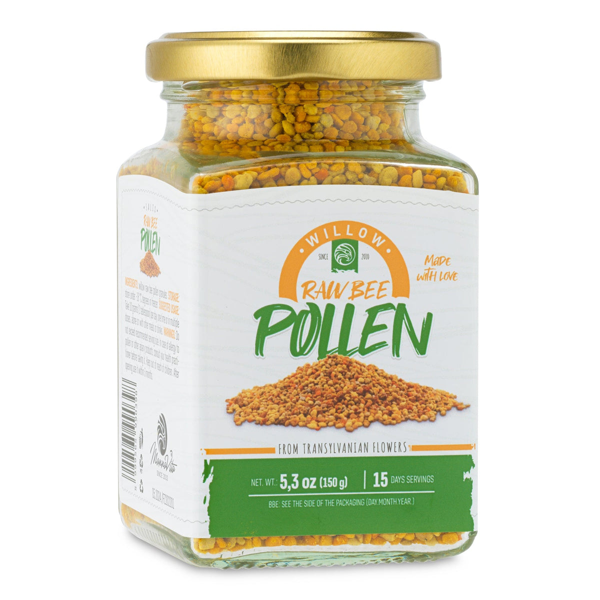 Mannavita surový Vŕbový včelí peľ • 150 g